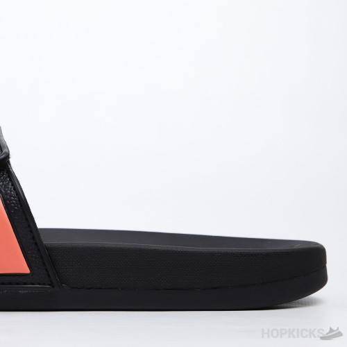 Adilette Core Black Orange Slides 